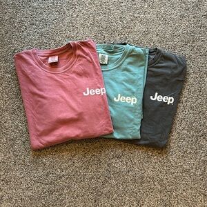 Comfort Colors Jeep T-Shirt Bundle of 3- Size XL